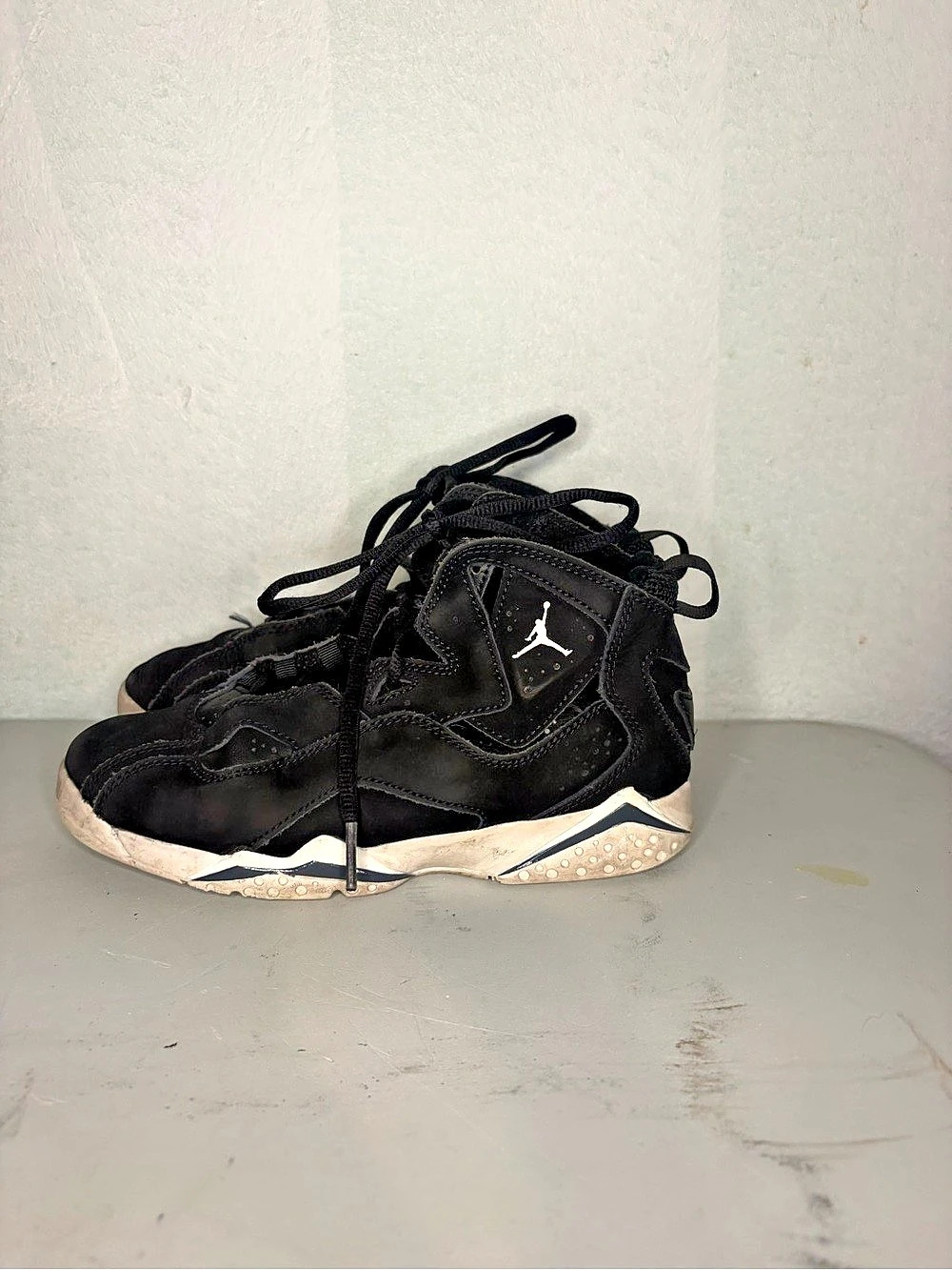 Jordan True Flight Kids Sneakers US 2Y Black White